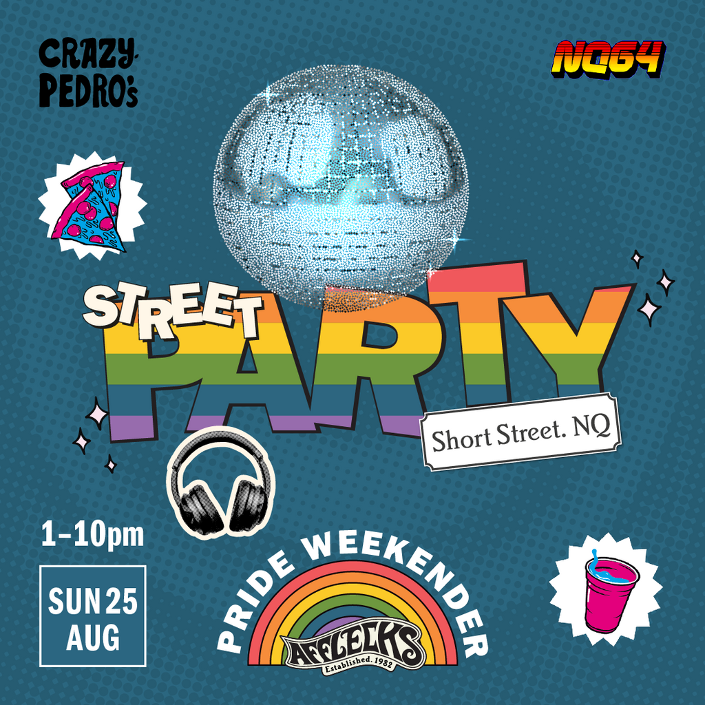 Join the ultimate Pride street party with Afflecks, Crazy Pedros and NQ64